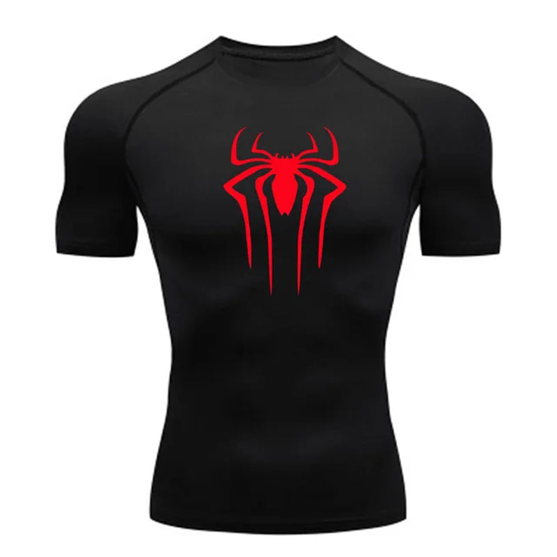 New Compression Shirt Men Fitness Gym Super Hero Sport Running T-Shirt Rashgard Tops Tee Quick Dry Short Sleeve T-Shirt for Men